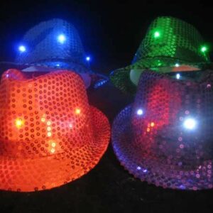 Flashing Fedora Hats