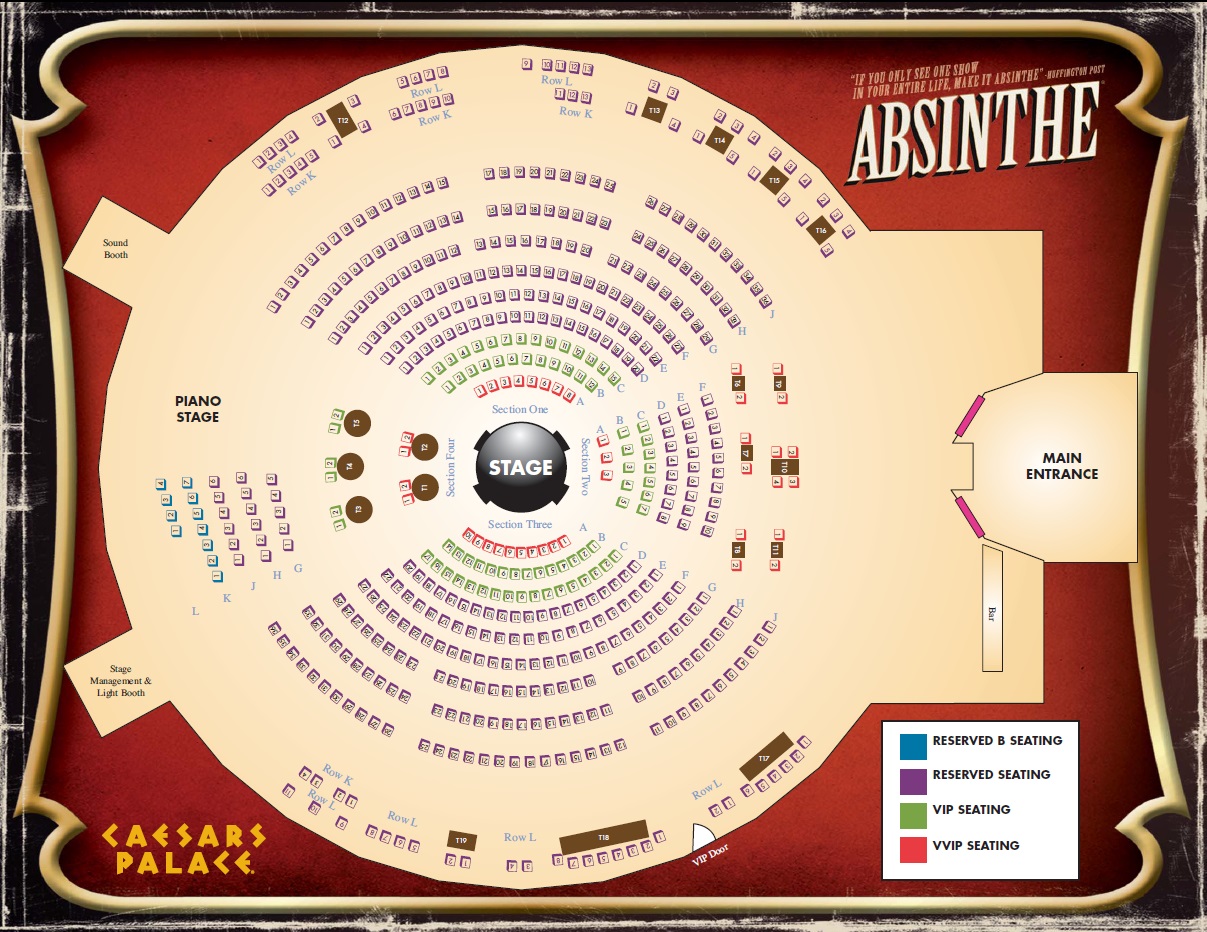 Donny And Las Vegas Seating Chart