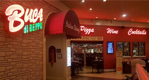 BUCA DI BEPPO DINNER PHOTO TOUR